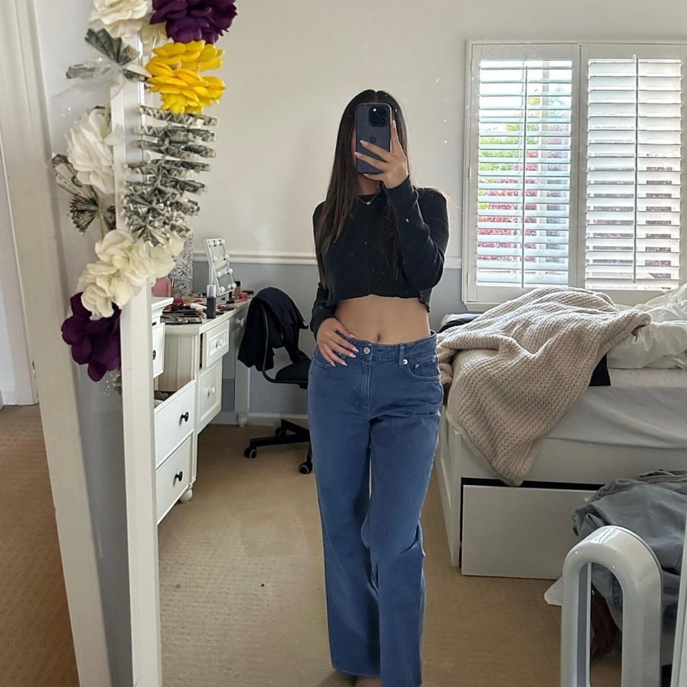 Zara mom jeans